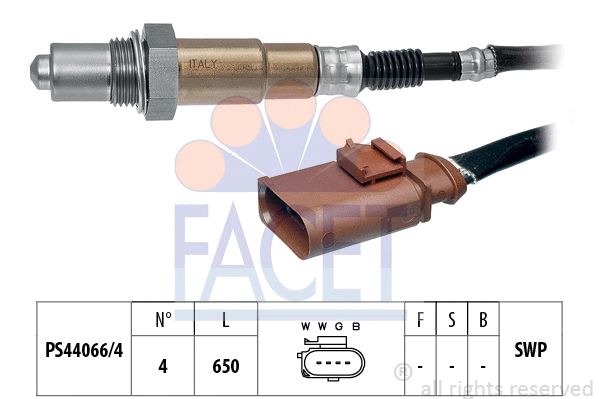 Lambda jutiklis FACET 10.8057