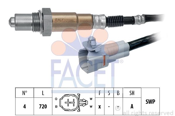 Lambda jutiklis FACET 10.8526