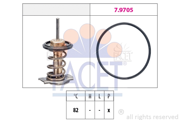 Termostatas FACET 7.7951