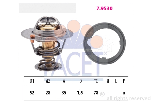 Termostatas FACET 7.8267