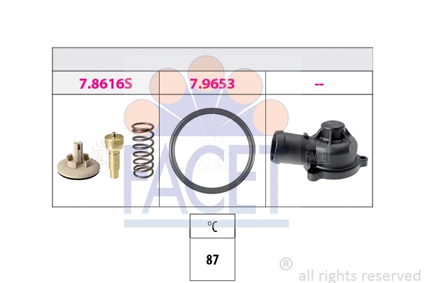 Termostatas FACET 7.8617K
