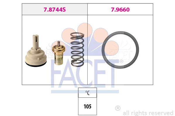 Termostatas FACET 7.8744