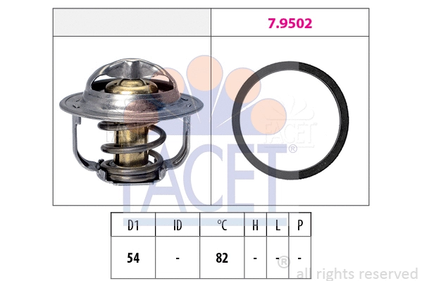 Termostatas FACET 7.8800