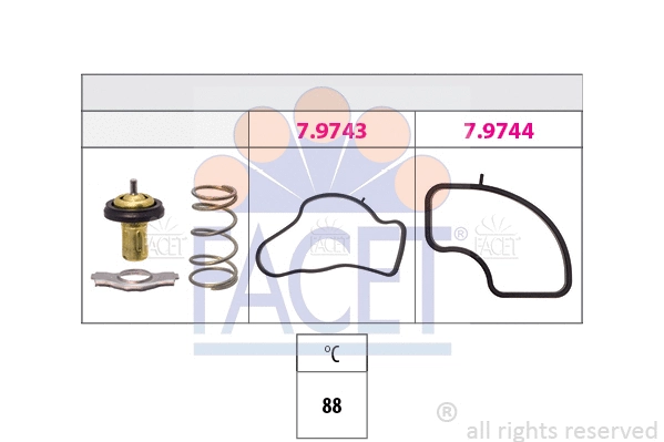 Termostatas FACET 7.8986