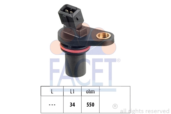 Skirstomojo veleno padėties daviklis FACET 9.0043