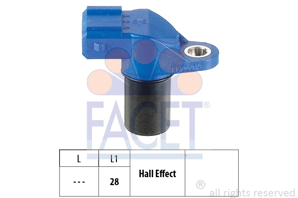 Aps./min. jutiklis FACET 9.0105