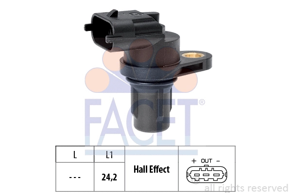 Skirstomojo veleno padėties daviklis FACET 9.0387