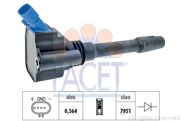 Uždegimo ritė FACET 9.6533
