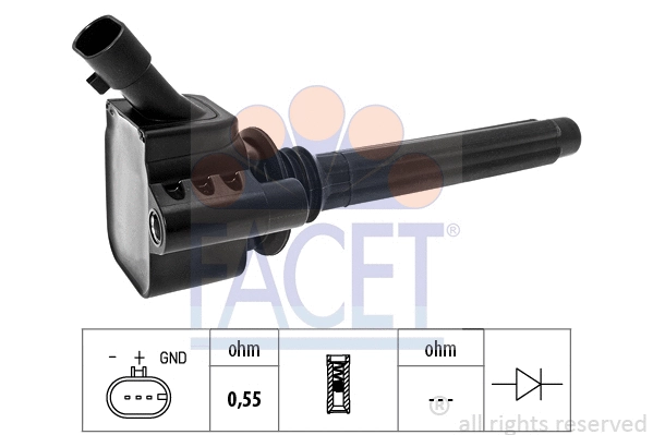 Uždegimo ritė FACET 9.6542