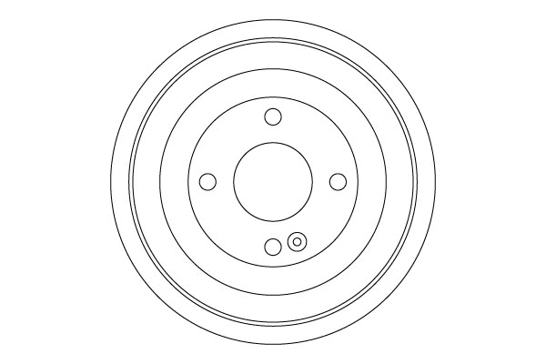 Stabdžių būgnas TRW DB4552