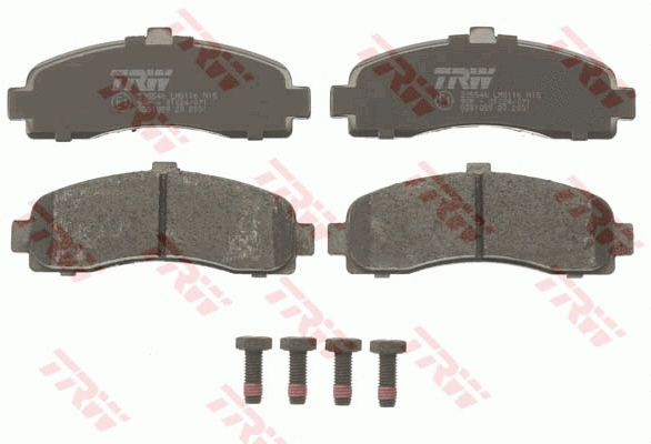 Diskinių stabdžių trinkelių rinkinys TRW GDB1059