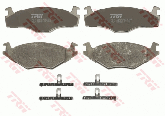 Diskinių stabdžių trinkelių rinkinys TRW GDB1219