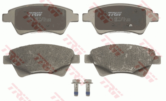 Diskinių stabdžių trinkelių rinkinys TRW GDB1597