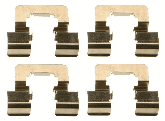 Diskinių stabdžių trinkelių priedų komplektas TRW PFK618