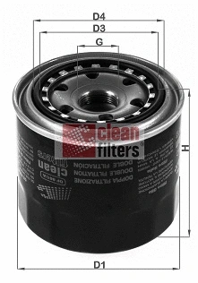 Alyvos filtras CLEAN FILTERS DF 861/A