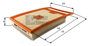 Oro filtras CLEAN FILTERS MA3449