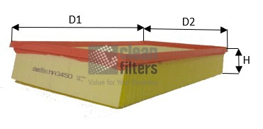 Oro filtras CLEAN FILTERS MA3450