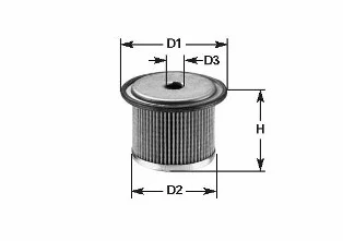Kuro filtras CLEAN FILTERS MG 096