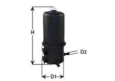 Kuro filtras CLEAN FILTERS MGC1698