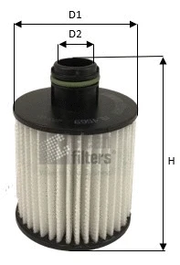 Alyvos filtras CLEAN FILTERS ML4569