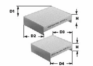 Salono filtras CLEAN FILTERS NC2356