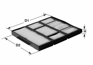Salono filtras CLEAN FILTERS NC2371