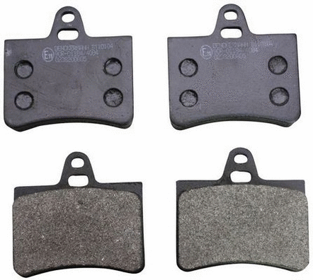 Diskinių stabdžių trinkelių rinkinys DENCKERMANN B110104