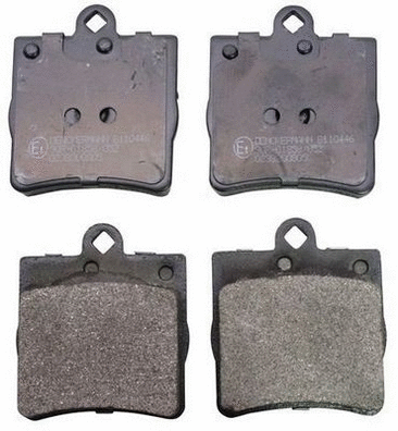 Diskinių stabdžių trinkelių rinkinys DENCKERMANN B110446