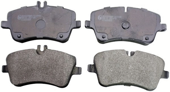 Diskinių stabdžių trinkelių rinkinys DENCKERMANN B110448