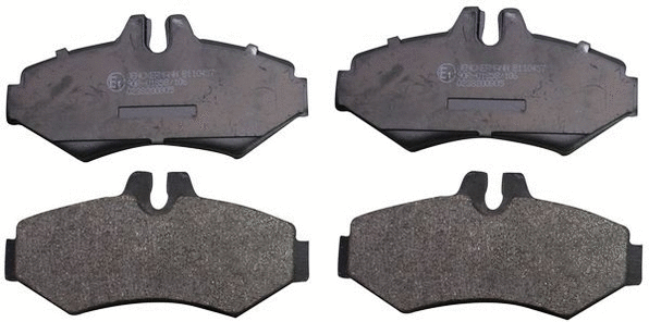 Diskinių stabdžių trinkelių rinkinys DENCKERMANN B110457