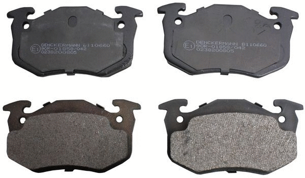 Diskinių stabdžių trinkelių rinkinys DENCKERMANN B110660