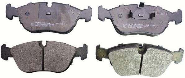 Diskinių stabdžių trinkelių rinkinys DENCKERMANN B110810