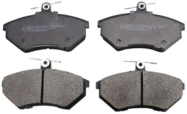 Diskinių stabdžių trinkelių rinkinys DENCKERMANN B110828