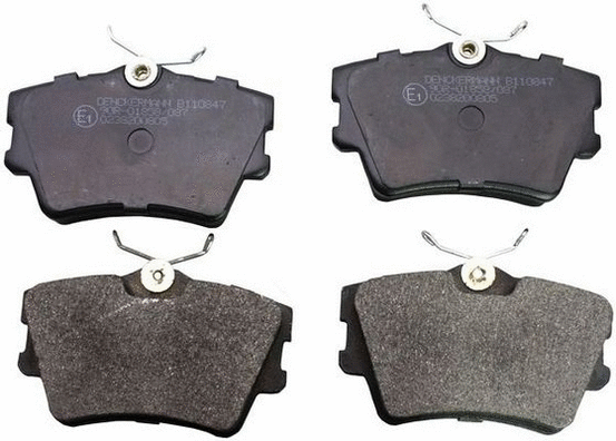 Diskinių stabdžių trinkelių rinkinys DENCKERMANN B110847