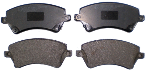 Diskinių stabdžių trinkelių rinkinys DENCKERMANN B110915