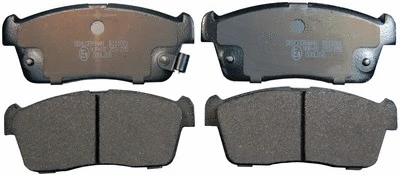 Diskinių stabdžių trinkelių rinkinys DENCKERMANN B111001
