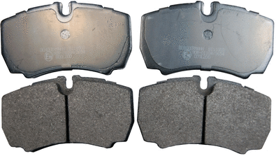 Diskinių stabdžių trinkelių rinkinys DENCKERMANN B111003