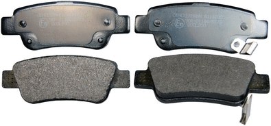 Diskinių stabdžių trinkelių rinkinys DENCKERMANN B111008