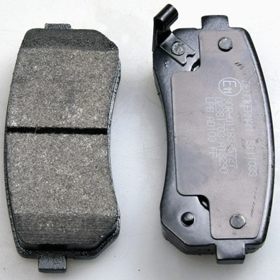 Diskinių stabdžių trinkelių rinkinys DENCKERMANN B111033