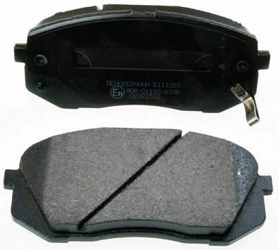 Diskinių stabdžių trinkelių rinkinys DENCKERMANN B111287