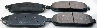 Diskinių stabdžių trinkelių rinkinys DENCKERMANN B111291
