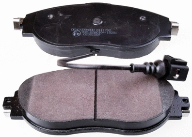 Diskinių stabdžių trinkelių rinkinys DENCKERMANN B111292