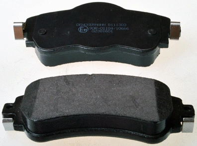 Diskinių stabdžių trinkelių rinkinys DENCKERMANN B111303