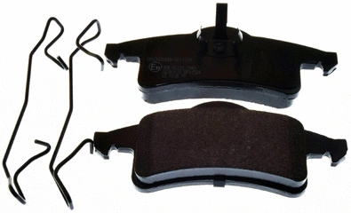 Diskinių stabdžių trinkelių rinkinys DENCKERMANN B111329