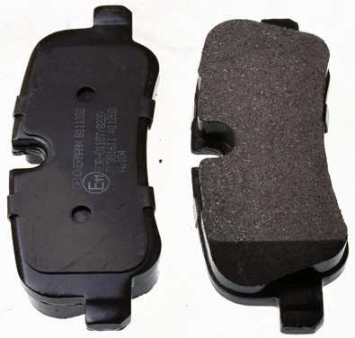 Diskinių stabdžių trinkelių rinkinys DENCKERMANN B111332