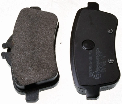 Diskinių stabdžių trinkelių rinkinys DENCKERMANN B111339