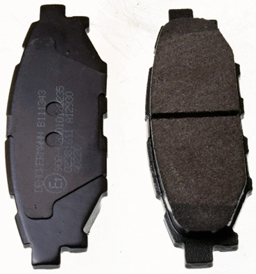 Diskinių stabdžių trinkelių rinkinys DENCKERMANN B111343