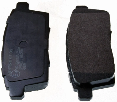 Diskinių stabdžių trinkelių rinkinys DENCKERMANN B111345