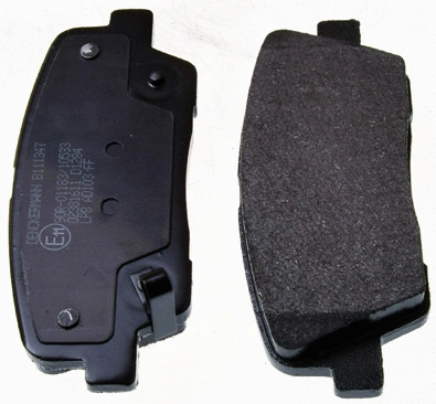Diskinių stabdžių trinkelių rinkinys DENCKERMANN B111347