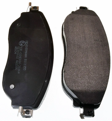 Diskinių stabdžių trinkelių rinkinys DENCKERMANN B111355